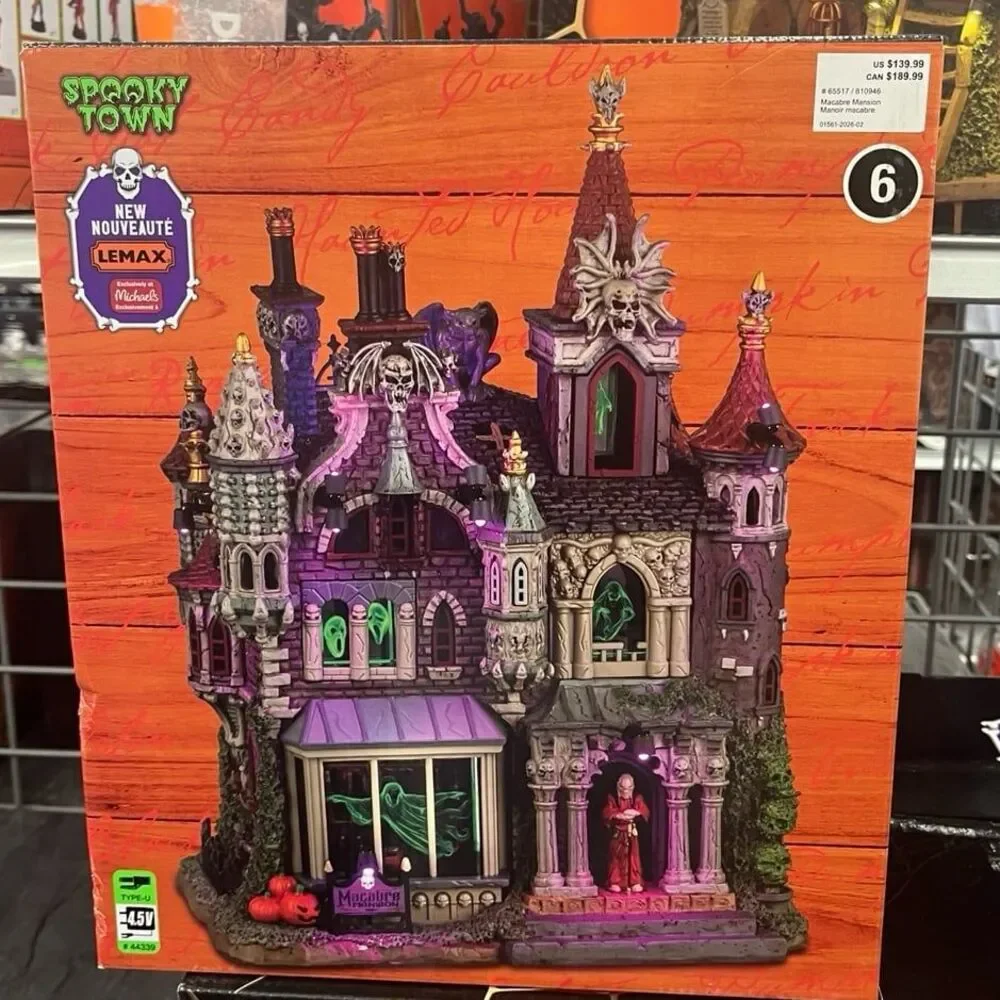Lemax Spooky Town Macabre Mansion Halloween Decor
